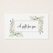 Frühjahr-Blätter Geschenkgutschein (Vorderseite)