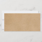 Frühjahr Blätter Rustic Kraft Geschenkgutschein (Rückseite)