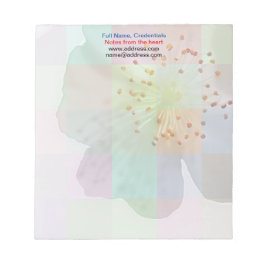 Frühjahr Blossom Fine Art Colorful Geometrie Notizblock