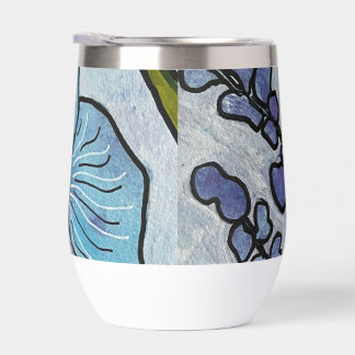 Frühjahr blüht Wasserflasche