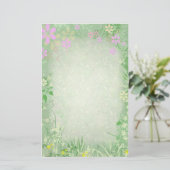 Frühjahr Briefpapier (Stehend Vorderseite)