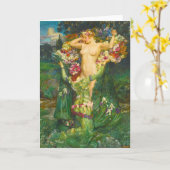 Frühjahr | Byam Shaw Karte (Gelbe Blume)