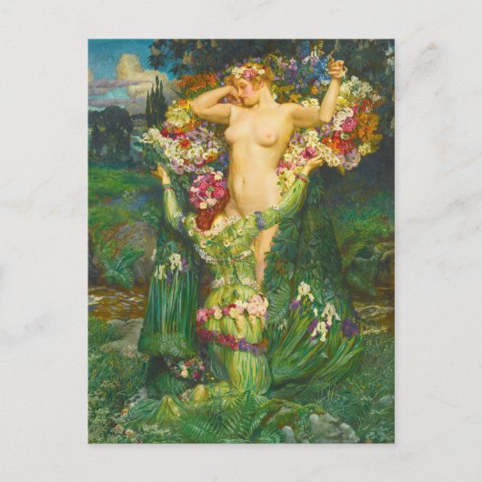 Frühjahr | Byam Shaw Postkarte (Vorderseite)