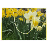 Frühjahr Daffodia groß Große Geschenktüte (Rückseite)