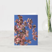 Frühjahr Dankeskarte (Vorderseite)