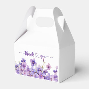 Frühjahr Delicate Violet Blume Babydusche Geschenkschachtel