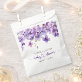 Frühjahr Delicate Violet Blume Babydusche Geschenktütchen