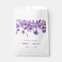 Frühjahr Delicate Violet Blume Babydusche Geschenktütchen
