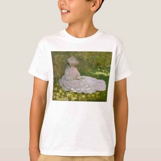 Frühjahr durch Claude Monet T-Shirt (Vorderseite)