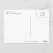 Frühjahr durch Winterhalter Postkarte (Rückseite)