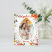 🐇 Frühjahr Egg-stravaganza Feiertagspostkarte (Stehend Vorderseite)