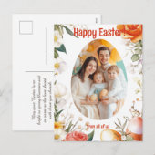 🐇 Frühjahr Egg-stravaganza Feiertagspostkarte (Vorne/Hinten)