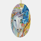Frühjahr Einhorn Keramikornament (Rechts)