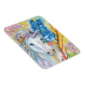 Frühjahr Einhorn Magnet (Rechte Seite)