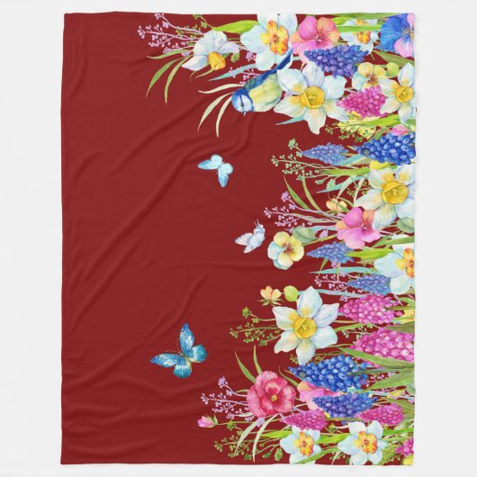 Frühjahr Fleecedecke (Vorderseite)