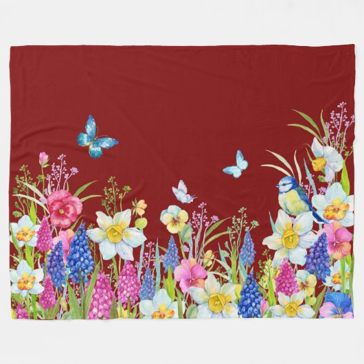 Frühjahr Fleecedecke (Vorderseite (Horizontal))