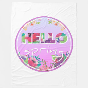 Frühjahr Fleecedecke