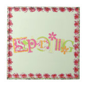 Frühjahr Fliese (Vorderseite)