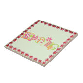 Frühjahr Fliese (Seite)