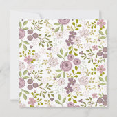 Frühjahr Floral Bridal Dusche Einladung (Rückseite)