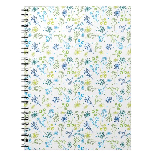 Frühjahr Floral Notizblock (Vorderseite)