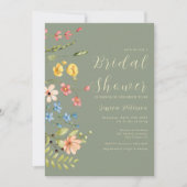 Frühjahr Florenz Elegantes Brautparty Einladung (Vorderseite)