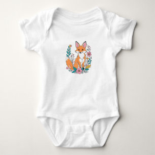 Frühjahr Fox Baby Strampler