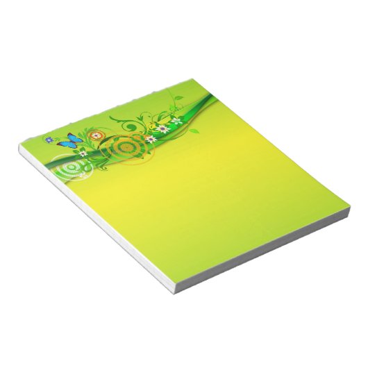 Frühjahr Frosch Notizblock (angewinkelt)