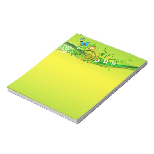 Frühjahr Frosch Notizblock (Rotiert)