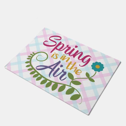 Frühjahr Fußmatte (Schrägansicht)