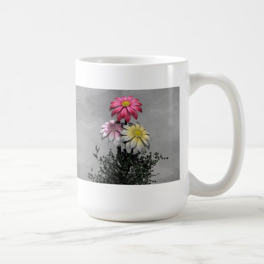 Frühjahr-Gänseblümchen Kaffeetasse (Rechts)