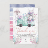 Frühjahr Geburtstag Dankeskarte (Vorne/Hinten)