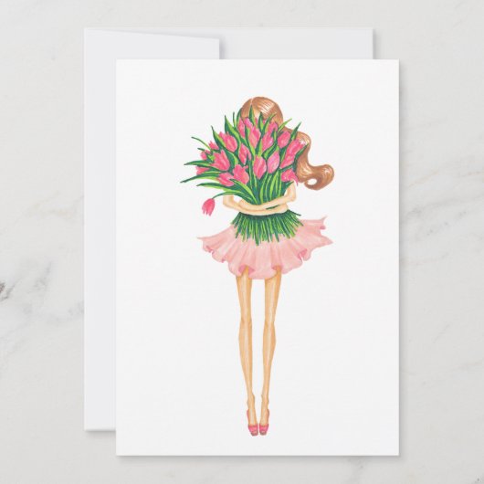 Frühjahr Geburtstag Save the Date (Rückseite)