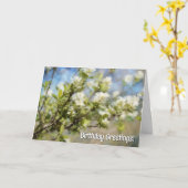 Frühjahr Geburtstagsblüte Blume Geburtstagskarte Karte (Gelbe Blume)