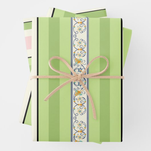 Frühjahr Geschenkpapier Set (Beispiel)