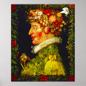Frühjahr - Giuseppe Arcimboldo Poster (Vorne)