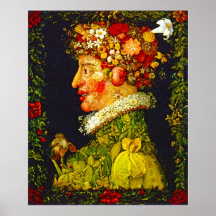 Frühjahr - Giuseppe Arcimboldo Poster