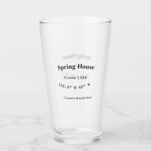 Frühjahr Haus usw. Datum Jahr benutzerdefinierte K Glas