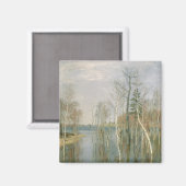 Frühjahr, Hochwasser, 1897 Magnet (Vorderseite/Rückseite)