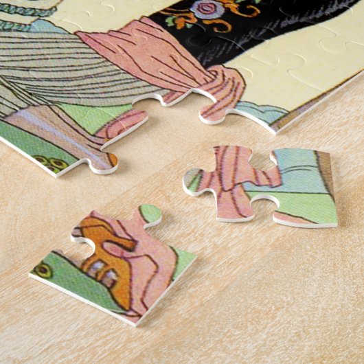 Frühjahr im Frankreich-Kunst-Deko Puzzle (Seite)