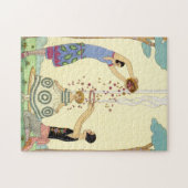 Frühjahr im Frankreich-Kunst-Deko Puzzle (Horizontal)