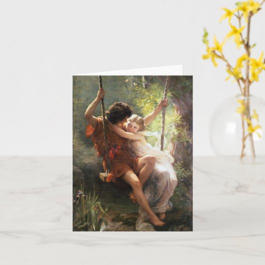 Frühjahr Karte (Gelbe Blume)