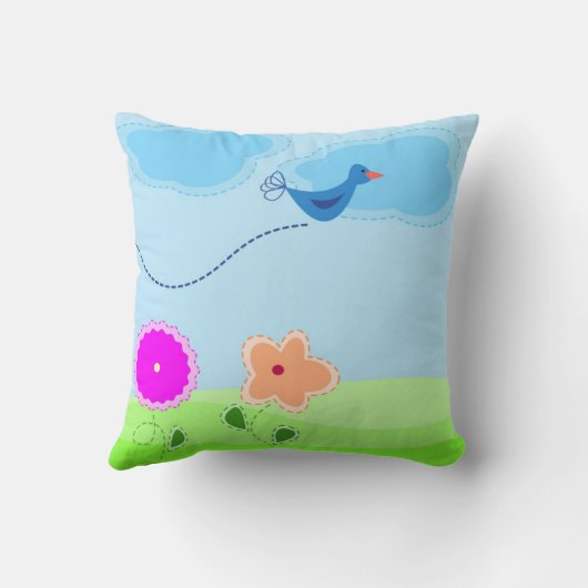 Frühjahr Kissen (Rückseite)