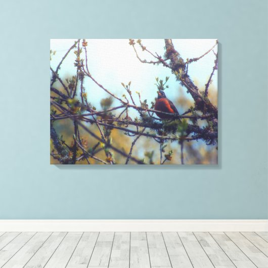 Frühjahr Leinwanddruck (Insitu (Holzboden))