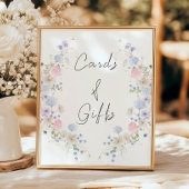 Frühjahr Lila rosa Wildblume Karten und Geschenke  Poster