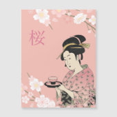 Frühjahr Magnetkarte (Vorderseite)