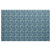 Frühjahr Magnolia blau Stoff (Yard (91,4 cm))