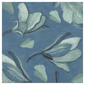 Frühjahr Magnolia blau Stoff (Nahaufnahme)