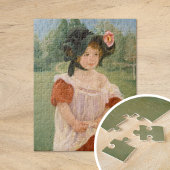 Frühjahr: Margot Stehend im Garten | Mary Cassatt Puzzle