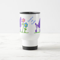 Frühjahr mit der Pudel-Tasse